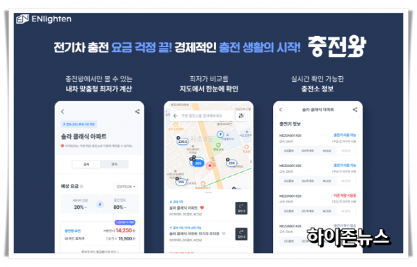 rehihi[엔라이튼 보도사진] 엔라이튼 ‘충전왕’, 전기차 사용자의 충전 요금 걱정 없앤다 (2).png